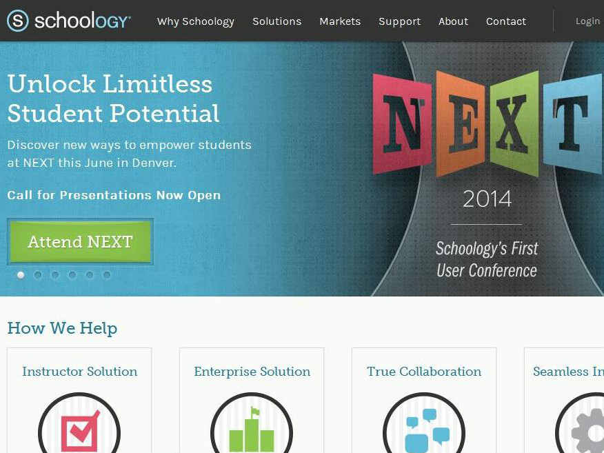 學(xué)習(xí)平臺(tái)Schoology再融1500萬(wàn)美元，英特爾資本領(lǐng)投